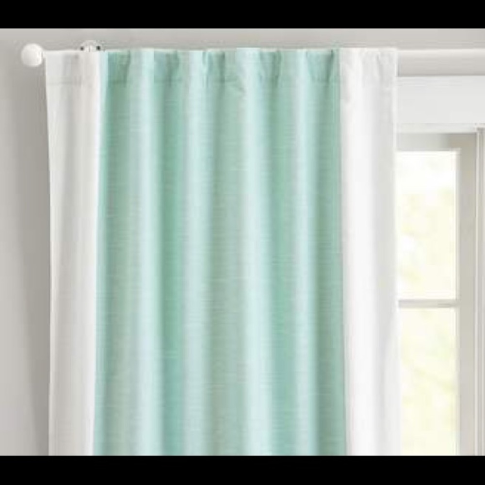 Pottery Barn Kids Evelyn Blackout Curtains AQUA